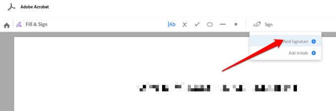 How to Sign a PDF File Using Adobe Acrobat Reader Online image 4