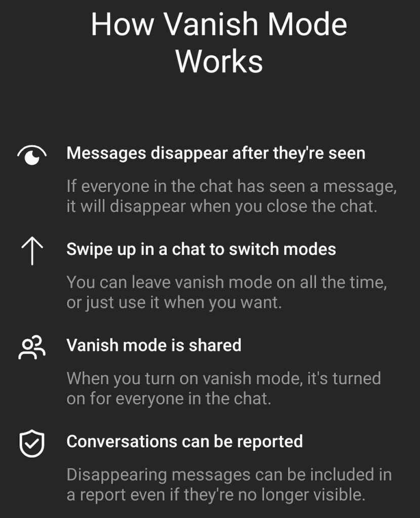 What Is Vanish Mode on Instagram? image