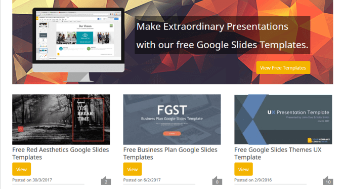 Google Slides Templates image