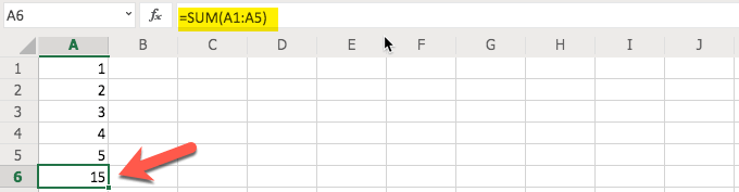 Working With Formulas and Functions image 6