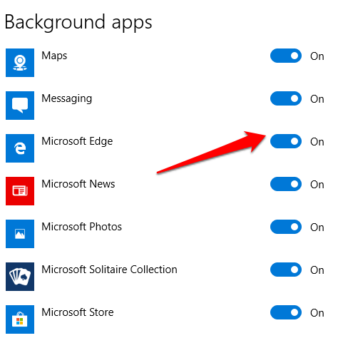 Stop Edge From Running As a Background App image 3