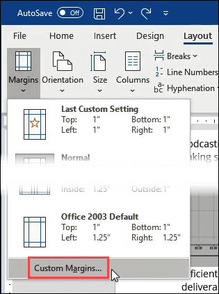 The Point &amp; Click Way To Make One Page Landscape In Word image 5