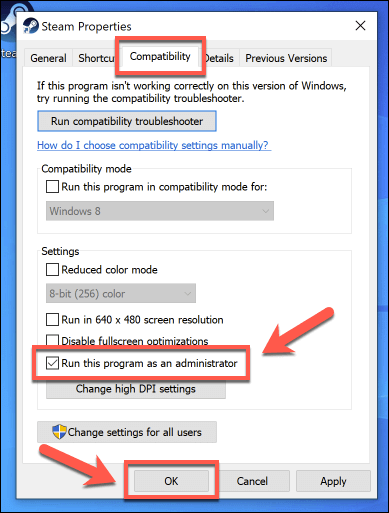 How to Run Steam as Admin on Windows image 10