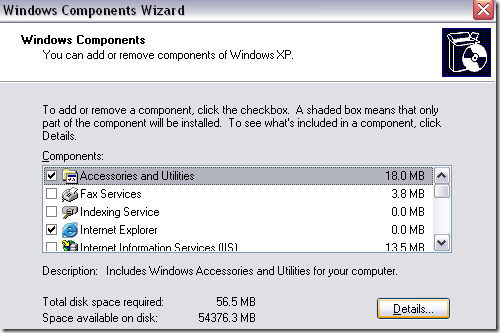 windows xp calculator missing