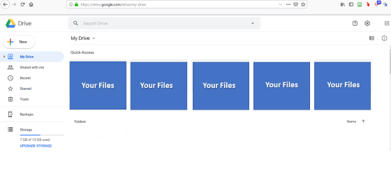 Open Google Drive image